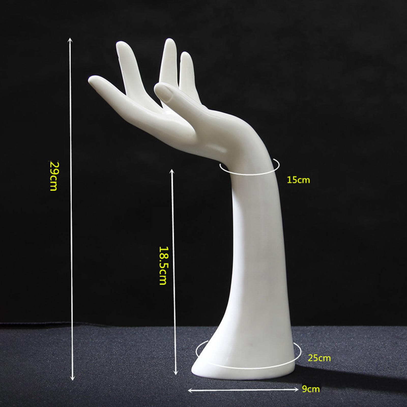 Body Jewelry Display Ideas - 女性マネキンハンド装飾ネックレスリングディスプレイスタンドジュエリーディスプレイホルダーカウンタートップ写真小道具ホームショップ用