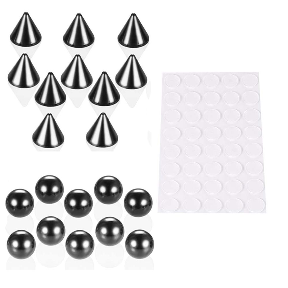 Body Jewelry Eyebrow - メンズステンレス製ボディジュエリー、ステッカー付きイヤリング、ボールノーズリング、フェイクリップスタッド、アイブロウスタッドセット、ノーピアスジュエリー
