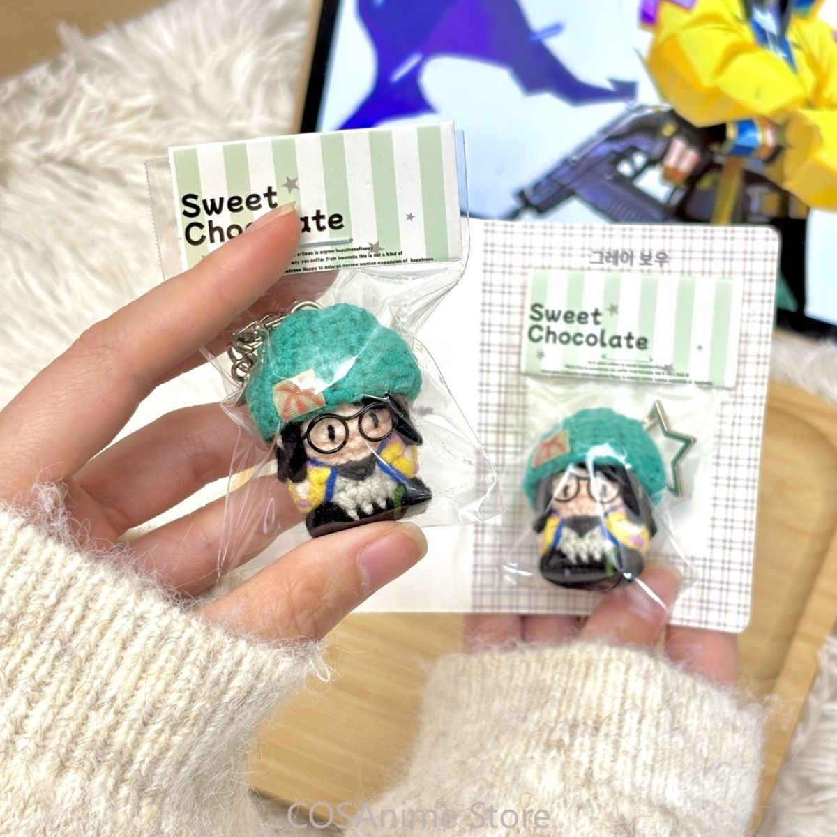 Body Jewels - VALORANT キルジョイ ゲームコスプレ ニットボディ ミニぬいぐるみ バッグペンダント