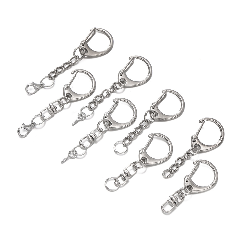 10 ピース/ロットロブスター爪クラスプキーリング D 形状 - Body Jewelry Diy のレビューと価格