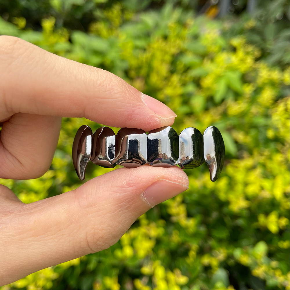 RACHELZ ヒップホップ黒牙歯 Grillz 14 18 - Body Jewelry Gold Plated のレビューと価格