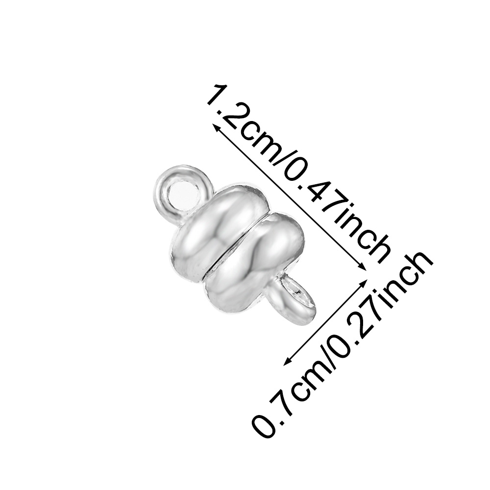 5 個 7 × 12 ミリメートルリンゴ型亜鉛合金磁気クラス - Body Jewelry Diy のレビューと価格