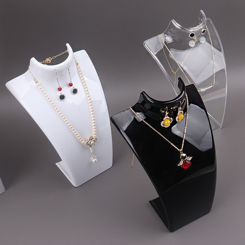 プラスチックマネキンネックレスディスプレイバストスタンドホル - Body Jewelry Display Ideas のレビューと価格
