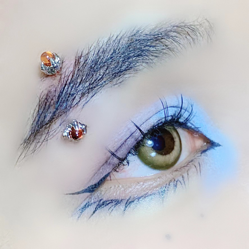 1個入り トレンディなステンレス製 スウィートクールスタイル - Body Jewelry Eyebrow のレビューと価格