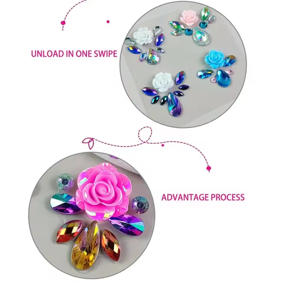 新しい3Dラインストーン、フェイスフェスティバルメイクアップ - Body Jewels のレビューと価格