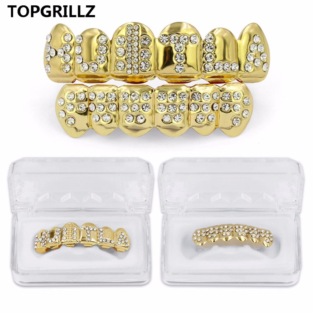 Topgrillz-メッキされたゴールドカラーのキュービック - Body Jewelry Gold Plated のレビューと価格
