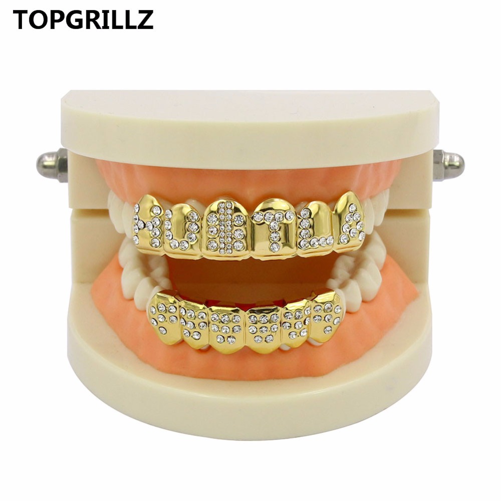 Topgrillz-メッキされたゴールドカラーのキュービック - Body Jewelry Gold Plated のレビューと価格