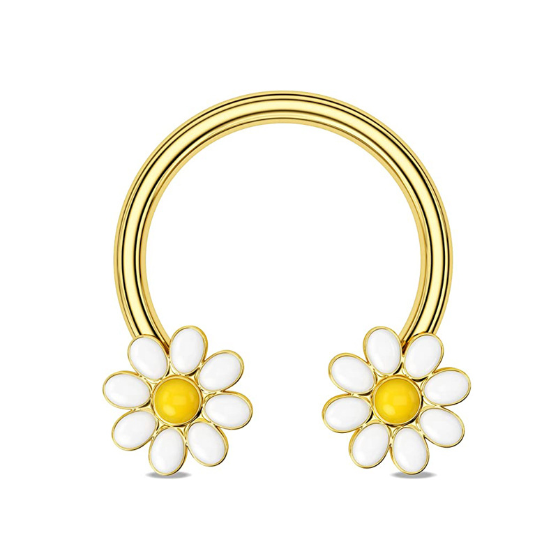 女性のためのピンクの蝶のステンレス鋼のノーズリング、偽のピア - Body Jewelry La のレビューと価格