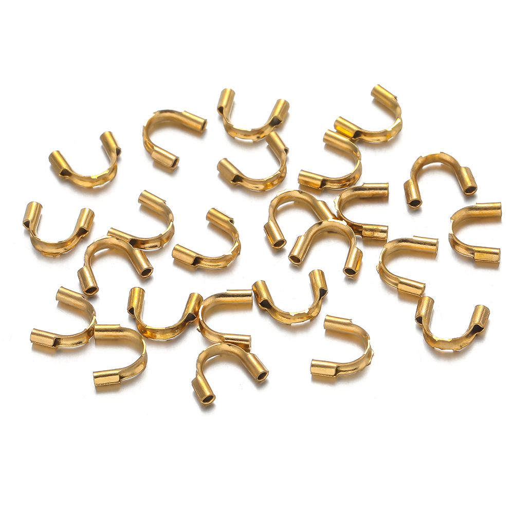 50 個ゴールドメッキステンレス鋼 U 字型接続バックルワイ - Body Jewelry Diy のレビューと価格