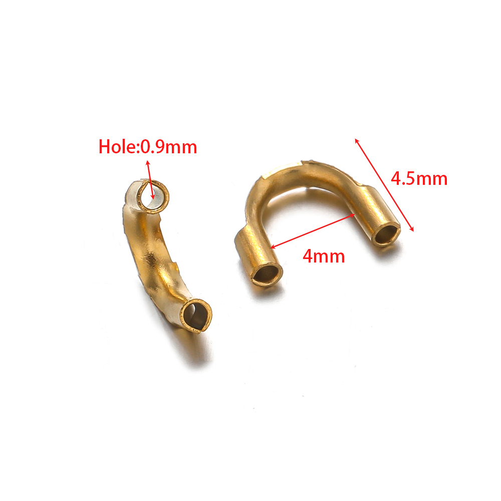 50 個ゴールドメッキステンレス鋼 U 字型接続バックルワイ - Body Jewelry Diy のレビューと価格