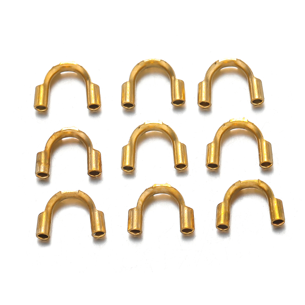 50 個ゴールドメッキステンレス鋼 U 字型接続バックルワイ - Body Jewelry Diy のレビューと価格