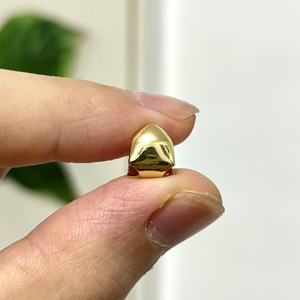 RACHELZ ヒップホップクラシック単歯 Grillz 黄 - Body Jewelry Gold Plated のレビューと価格