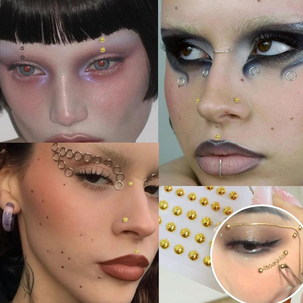 661個セット フェイスフェイクピアス フェイクリップリング - Body Jewelry Eyebrow のレビューと価格