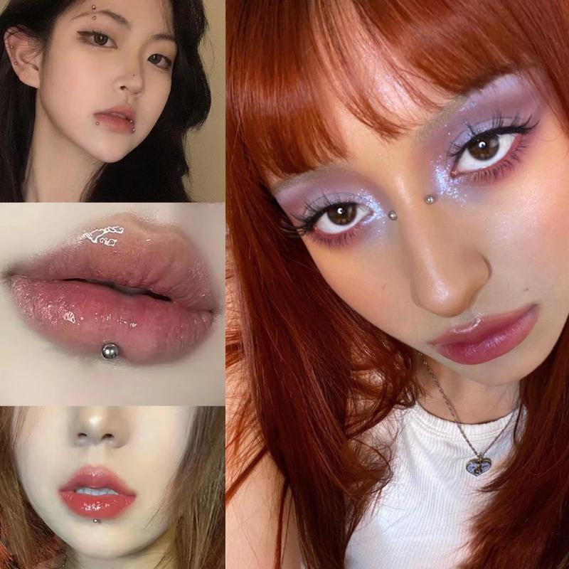 321 個非ピアスリップスタッドステッカー自己粘着防水再利用 - Body Jewelry Eyebrow のレビューと価格