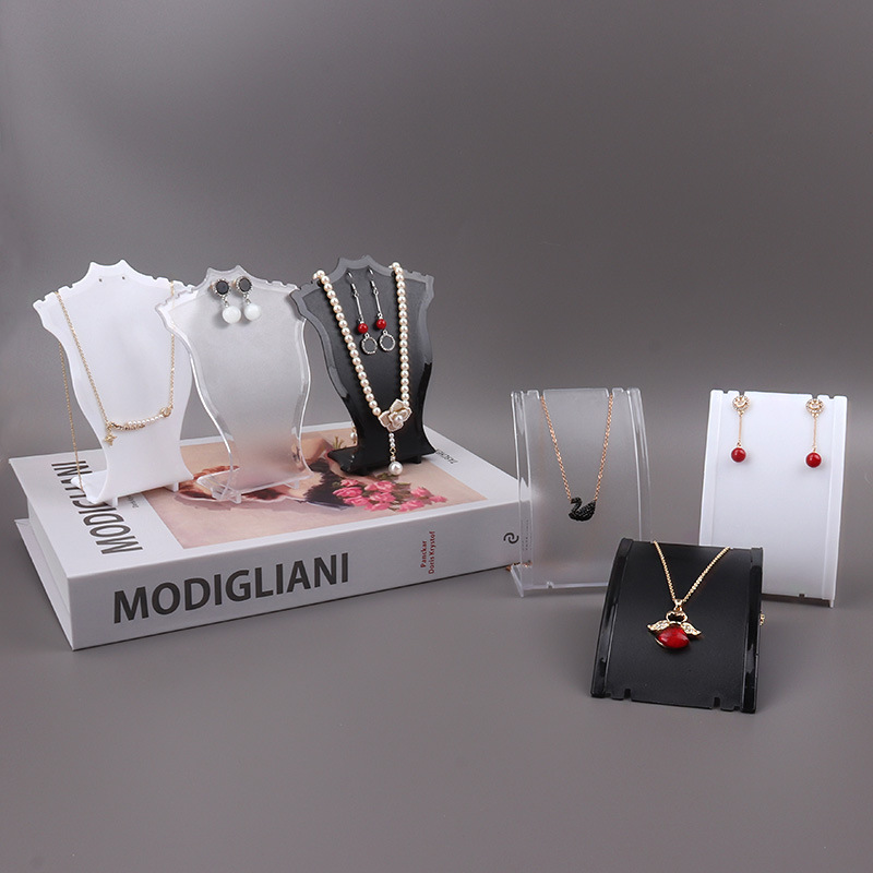 アクリルミニネックレスディスプレイマネキンペンダントモデルジ - Body Jewelry Display Ideas のレビューと価格