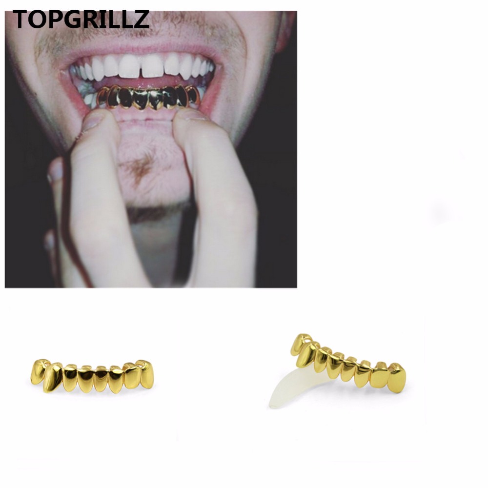 Topgrillzイエローゴールドカラーメッキドリップスタイ - Body Jewelry Gold Plated のレビューと価格