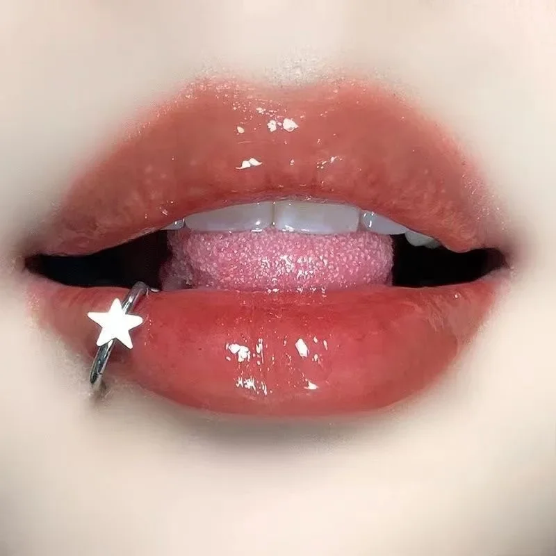 ステンレス鋼リップリングヒンジ付きスターバイトピアス鼻リング - Body Jewelry Vertical Labret のレビューと価格