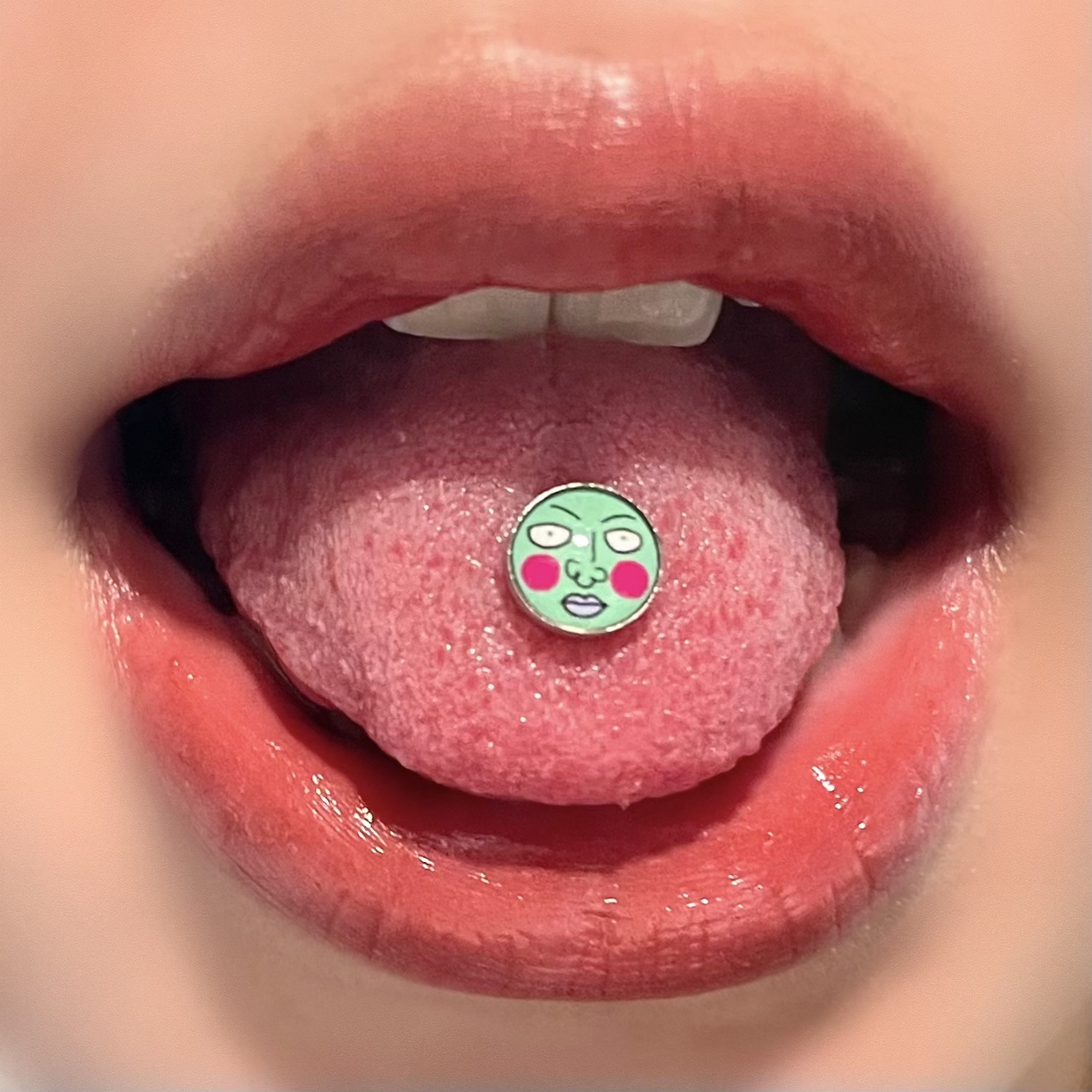 男性と女性のための外科用鋼舌リング、バーベルピアスジュエリー - Body Jewelry La のレビューと価格