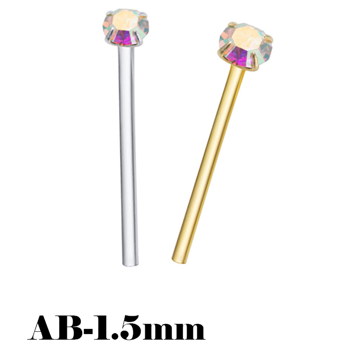 925 スターリングシルバーノーズスタッドミニ 1.5 ミリ - Body Jewelry La のレビューと価格