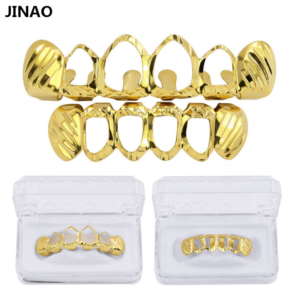 Jinao新フィットdカットgrillzセット純粋なゴールド - Body Jewelry Gold Plated のレビューと価格