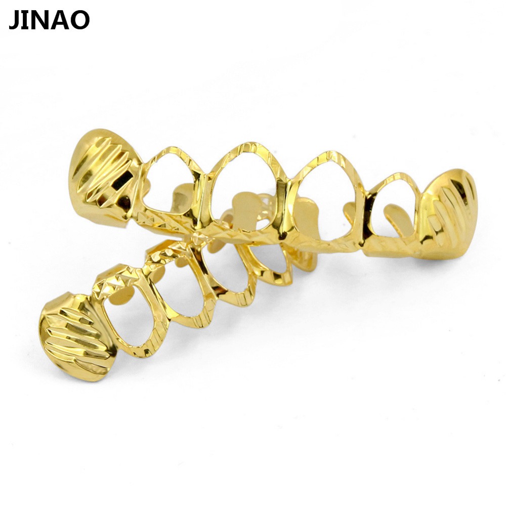 Jinao新フィットdカットgrillzセット純粋なゴールド - Body Jewelry Gold Plated のレビューと価格