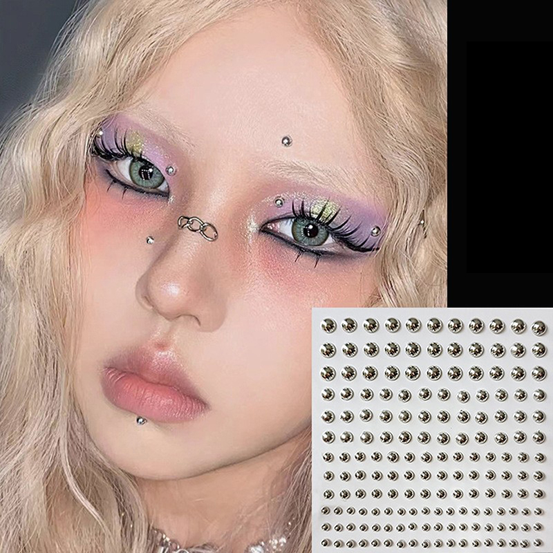 ダイヤモンドステッカー偽鼻ピアス自己粘着ラインストーン非ピア - Body Jewelry Eyebrow のレビューと価格