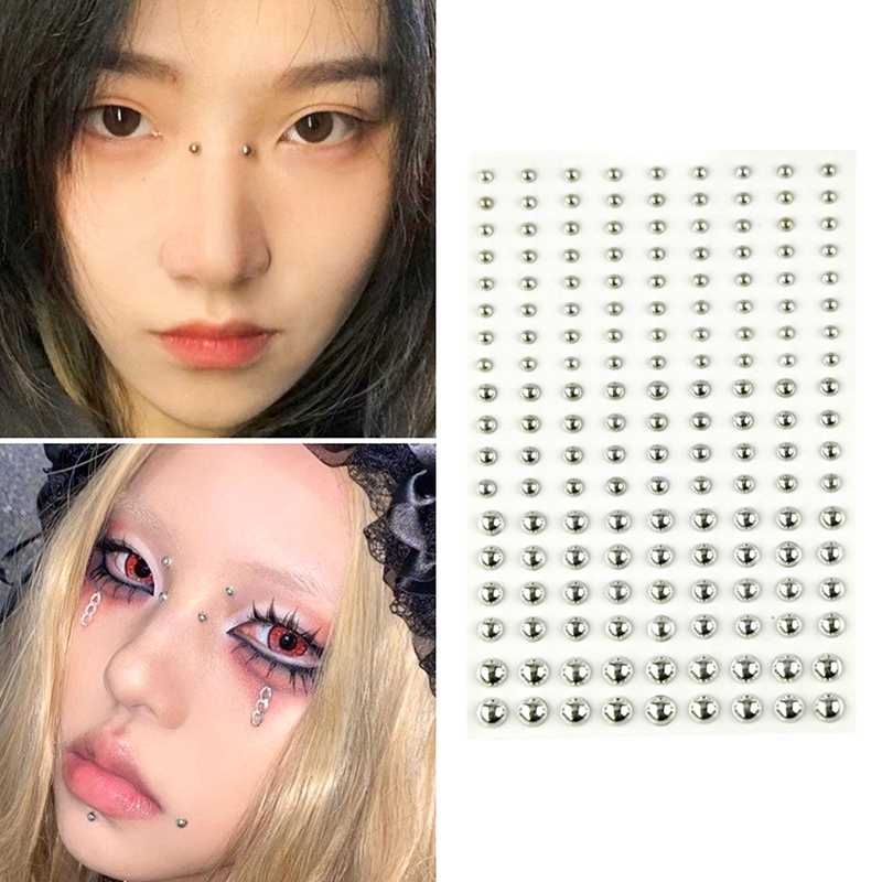 ダイヤモンドステッカー偽鼻ピアス自己粘着ラインストーン非ピア - Body Jewelry Eyebrow のレビューと価格