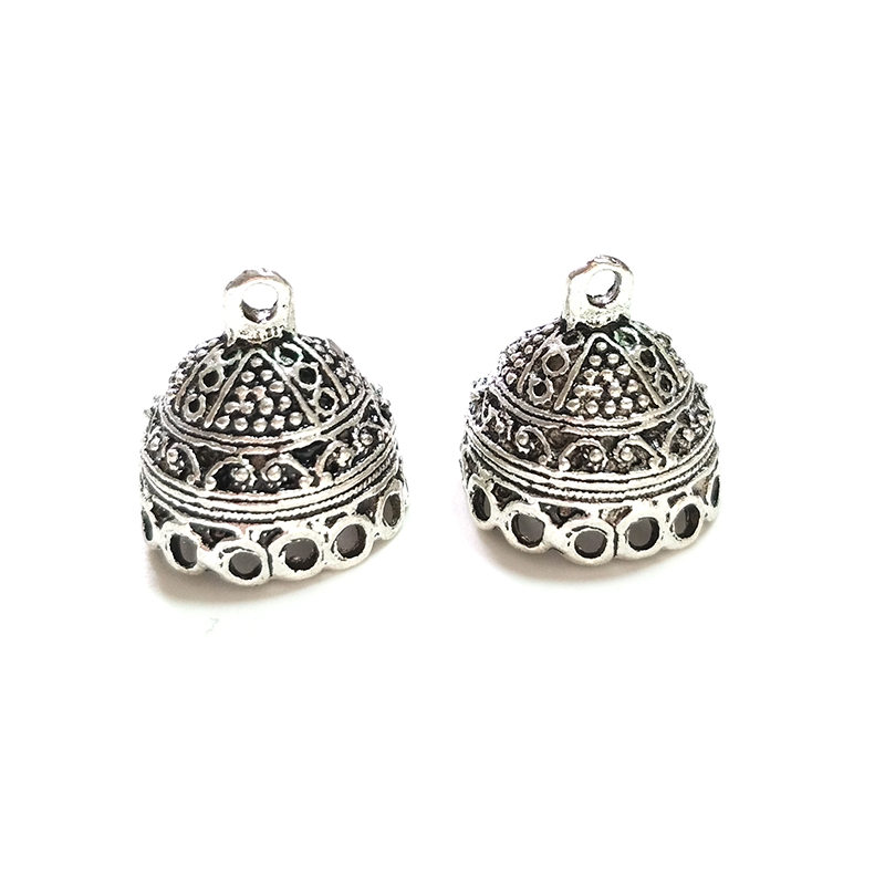 新しい 5 個 18 ミリメートルレトロメッキ亜鉛合金ベル形 - Body Jewelry Diy のレビューと価格