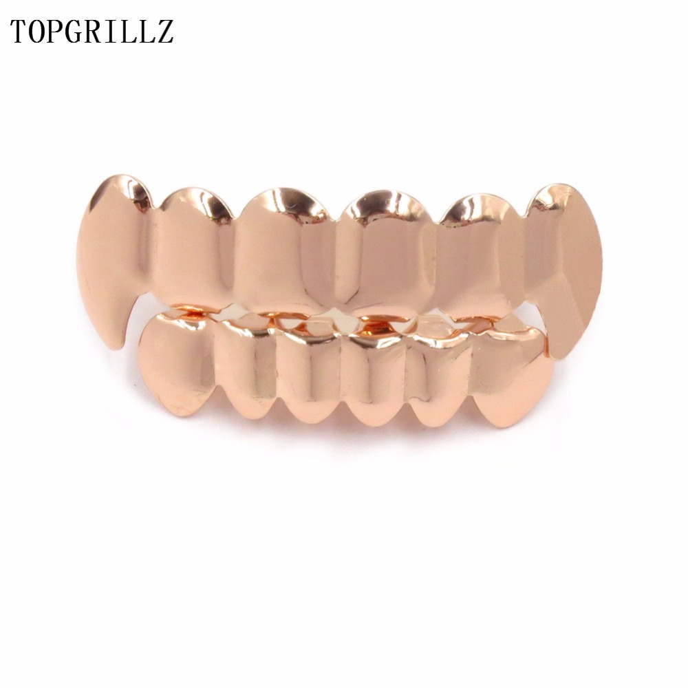 Topgrillz-ピンクゴールドのメッキグリル,ヒップホッ - Body Jewelry Gold Plated のレビューと価格