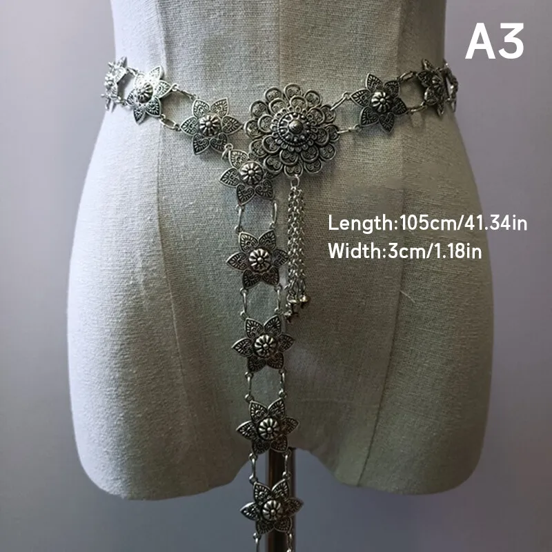 1PC 金属タイウエストチェーン女性タイ Dai ゴールドベ - Body Jewels のレビューと価格