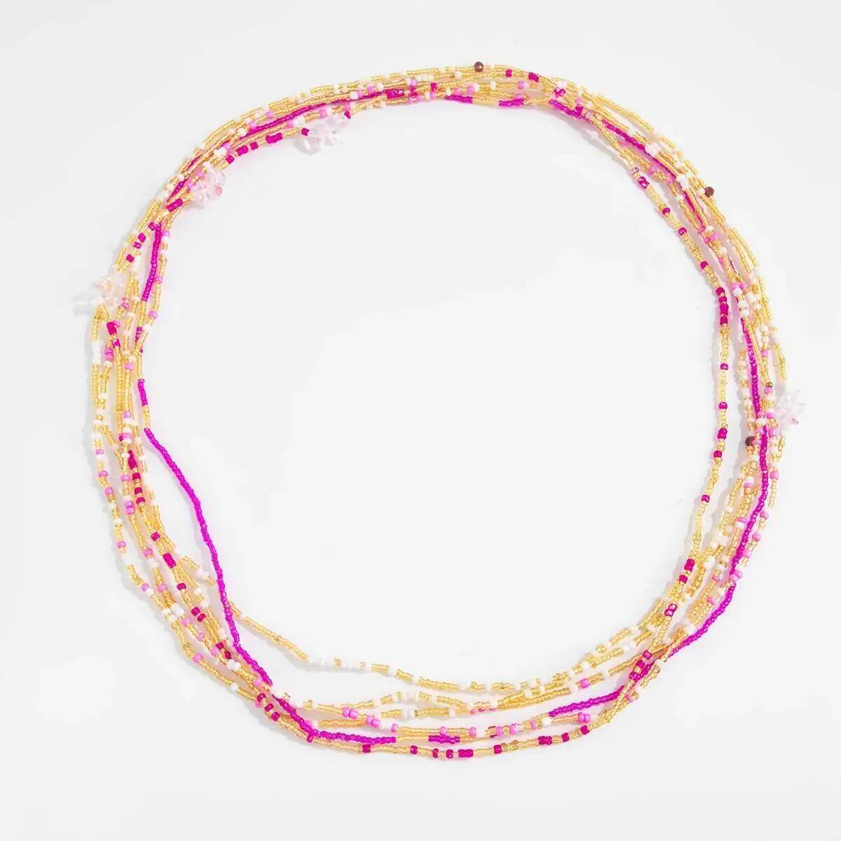 SHIXIN 6個セット ボヘミアン カラフル ライスビーズ - Body Jewels のレビューと価格